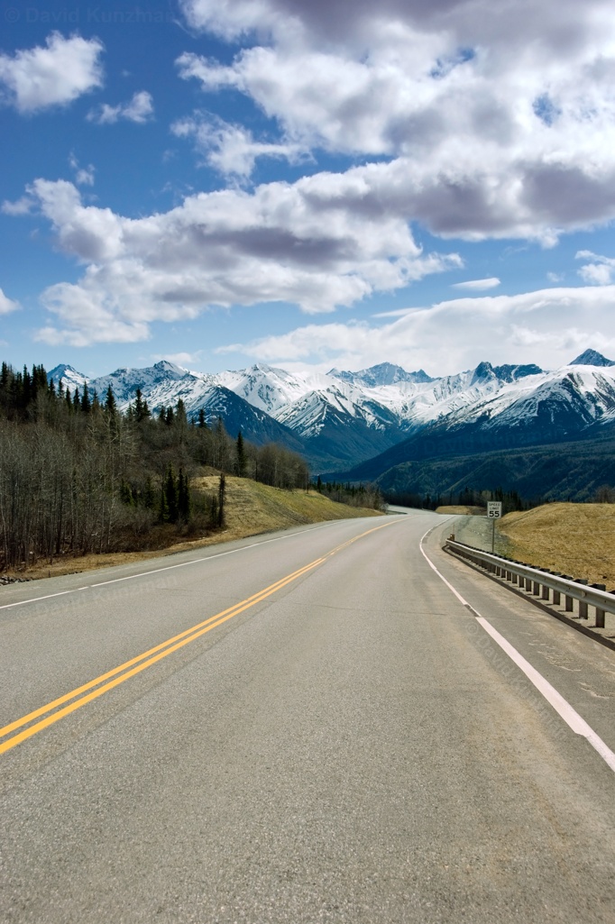 Road Leading Into The Mountains